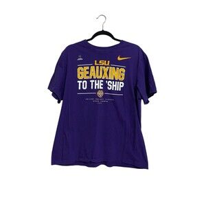 LSU Geauxing To The ‘Ship College Football Playoff 2020 Size XL Purple